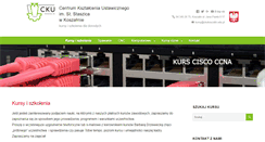 Desktop Screenshot of kursy.ckukoszalin.edu.pl