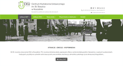 Desktop Screenshot of jubileusz.ckukoszalin.edu.pl